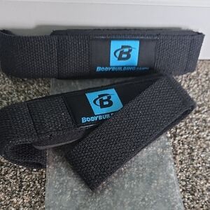 Lifting Strap Padded Bodybuilding Weightlifting Gym Workout Straps *BrandNew*